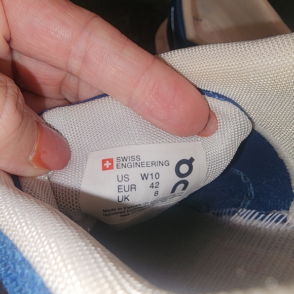 On Cloud womens Flow Denim sneakers size 10 - Picture 6 of 6